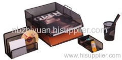 High quality Metal mesh desk stationery