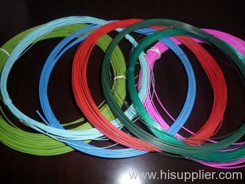 Colored pvc coated wire