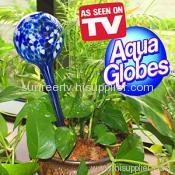 Hand Blown Aqua Globe