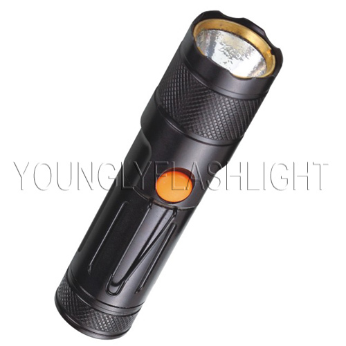 1W LED mini metallic portable flashlight