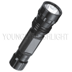 1W super LED mini portable metallic black flashlights