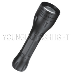 1W LED portable metallicblack torches