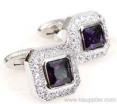 High-quality Crystal Cuff links