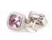 Ziron Cuff links Pink Crystal