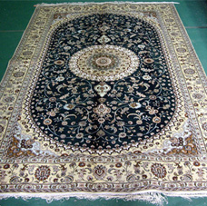 persian silk carpet