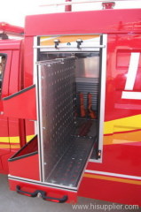 stand-up box for fire trucks