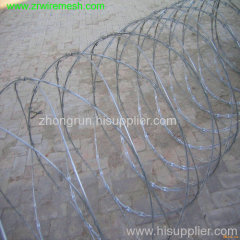 galvanized razor barbed wires
