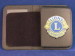 Leather Badge Holder Case/ Police Badge Holder Wallet Neck Wallet