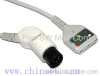 DIN three lead ECG trunk cable