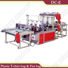 DC-E Model 6 Line Bottom Sealing T-shirt Bag Making Machine