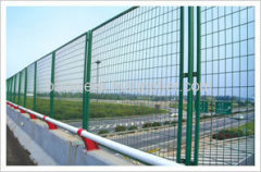 Wire fences for bridge