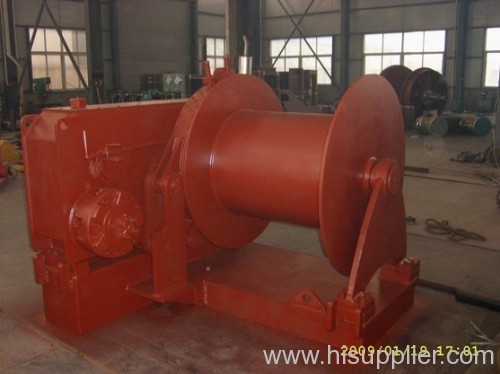 hydraulic mooring winch