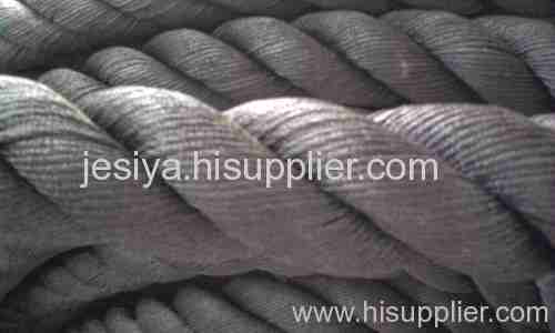3-strand polypropylene black rope
