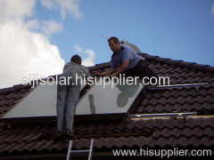 flat panel solar collector