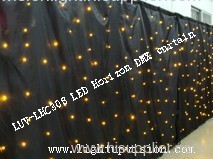 LED star curtain/ LED star cloth/LED Horizon DMX curtain(LUV-LHC308 ),LED stage lighting
