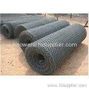 woven mesh gabion wall