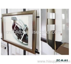 Slim light box--single sided snap frame light box