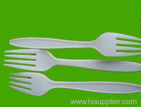 disposable decomposable flatware corn starch fork