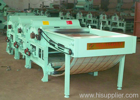 Automatic Feeding 3-Roller Textile Waste Recycling Machine