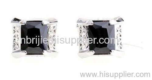 Black Crystal Cufflinks