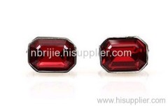 Red Crystal Cufflinks