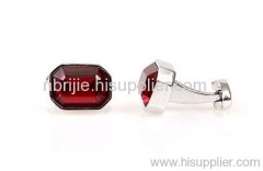 Red Crystal Cufflinks