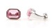 Pink Crystal Cufflinks