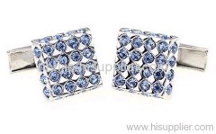 2010 Blue Crystal Cufflinks