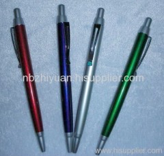 Plastic Clip Ball Point Pen