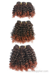 Synthetic hair  weaving extensions