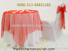 Organza table overlay