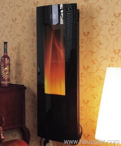 electric fireplace glass panel