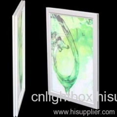 Slim light box--single sided snap frame light box