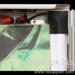 Slim light box--single sided snap frame light box