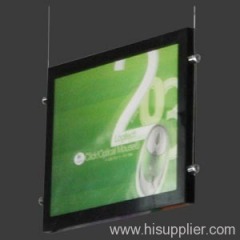 Slim light box--double sided magnetic light box