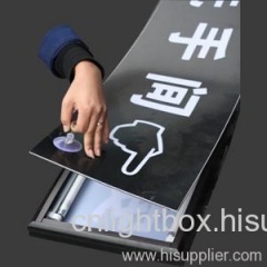 Slim light box--guide light box