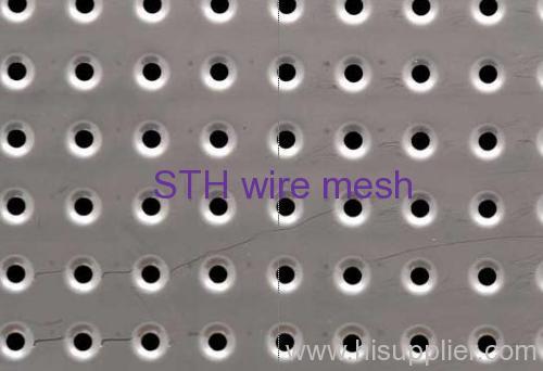 Perforated round hole metal