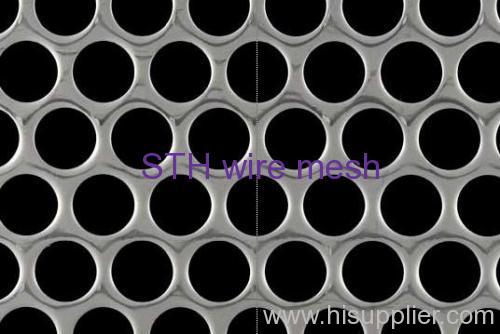 Perforated round hole metal