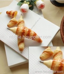 Crescent-shaped Bread Ball Pen