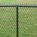 Galvanized residential chain link fence