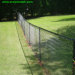 Galvanized residential chain link fence