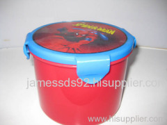 Round lunch box