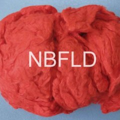 Red Viscose staple fiber