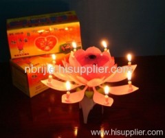 Musical Flower Candle