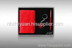 Red Notebook Business Gift Set