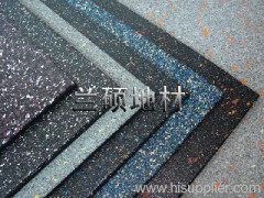 Rubber color granules floor