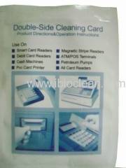 ATM cleaning card