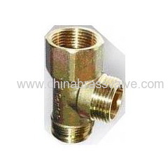 Brass 3-Way Union