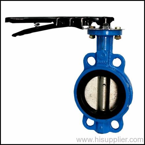 Wafer type butterfly valves