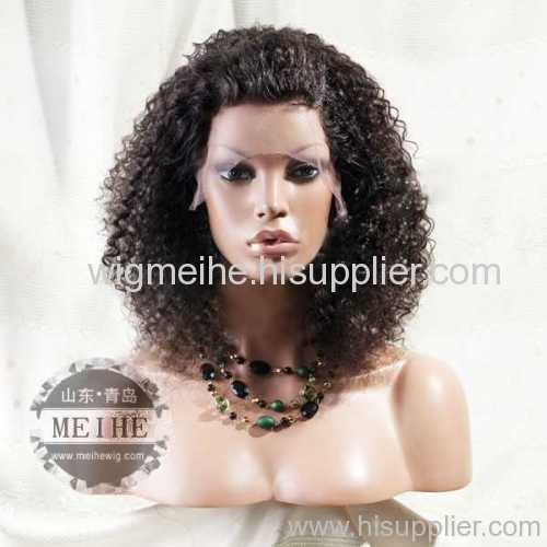 stock kinky curl full lace wig